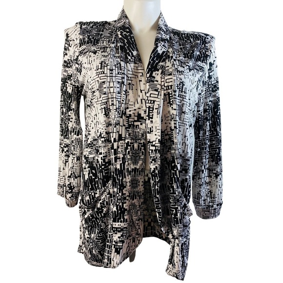 Robert Louis Women's Large Cardigan Geometric Print - Picture 1 of 11